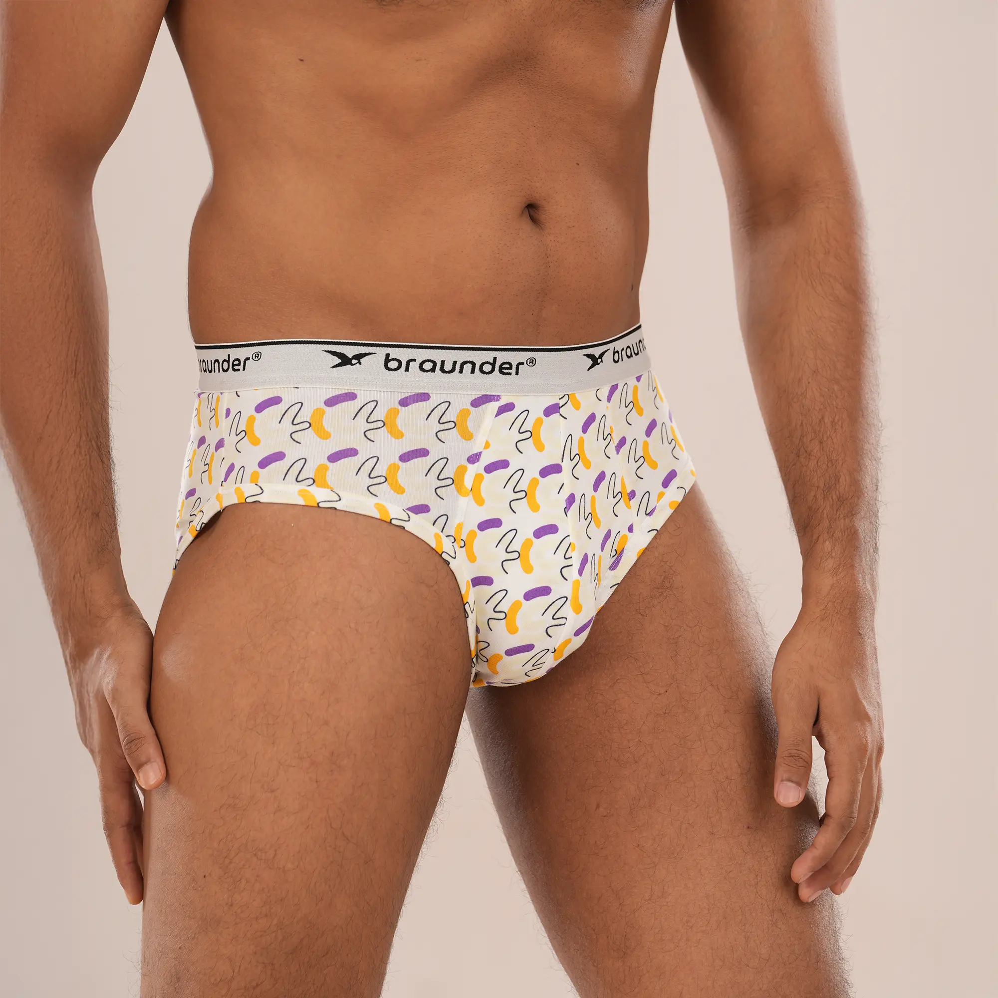 Men's Brief – Premium Chrome Lavender