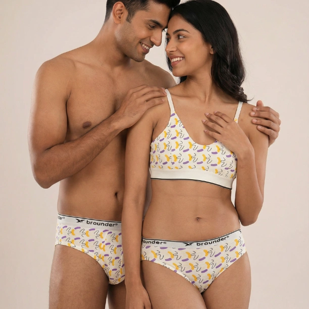 Premium Chrome Lavender- Ladies Bralette, Ladies brief, Man Brie